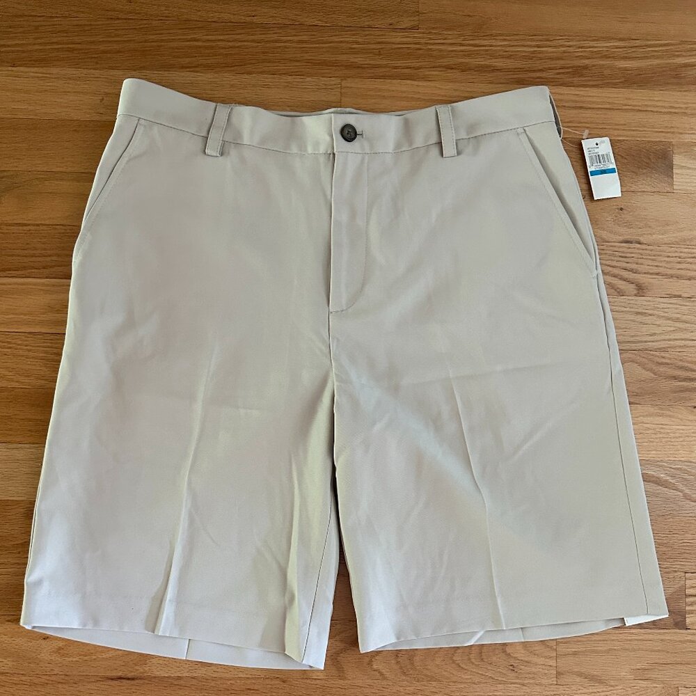 NWT IZOD No Iron Wicking Men's Shorts Size 36